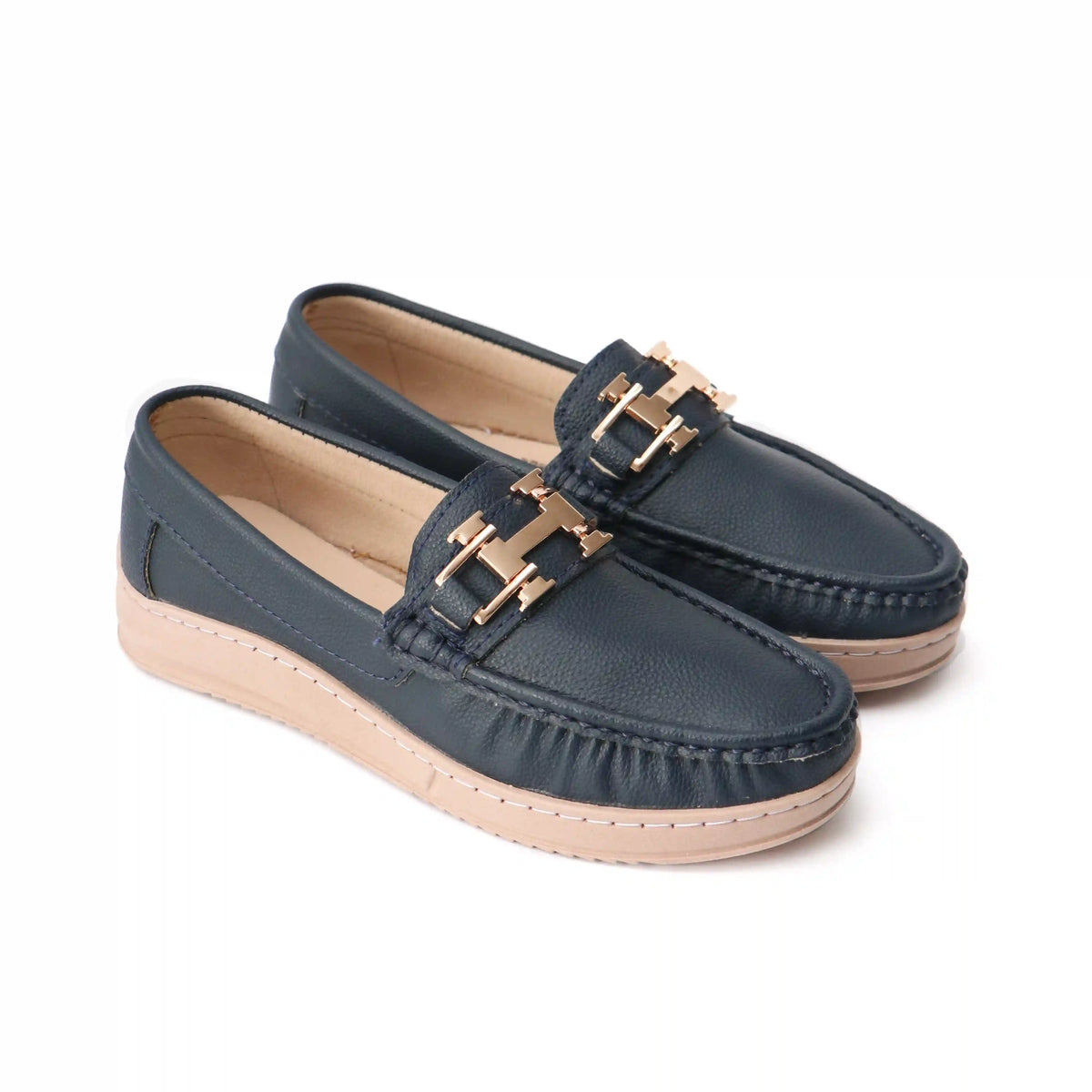 Bolichero con detalles dorados™ – El mocasín casual y elegante que cuida tu espalda y pies